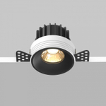 Встраиваемый светильник Maytoni Technical Round DL058-12W2.7K-TRS-B