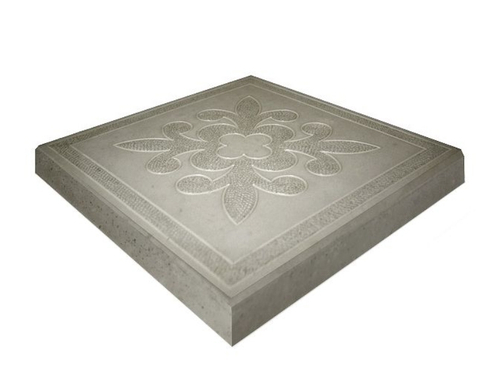 Плитка тротуарная Краковская, 300x300x30мм серая