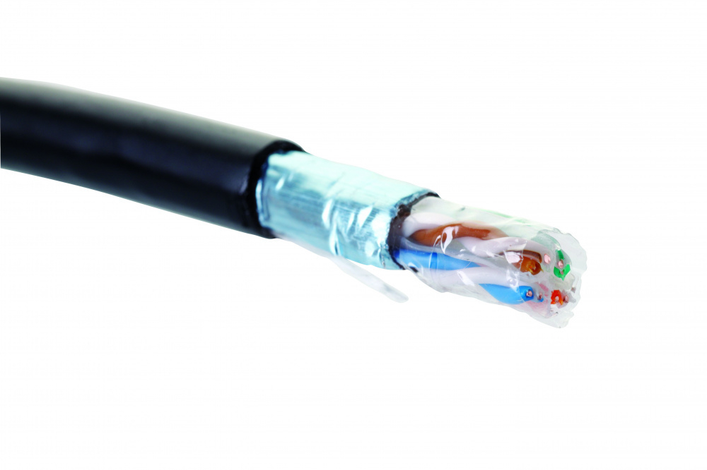 Кабель витая пара F/UTP 6 кат. 4 пары Eurolan 19C-F6-09BL-B305