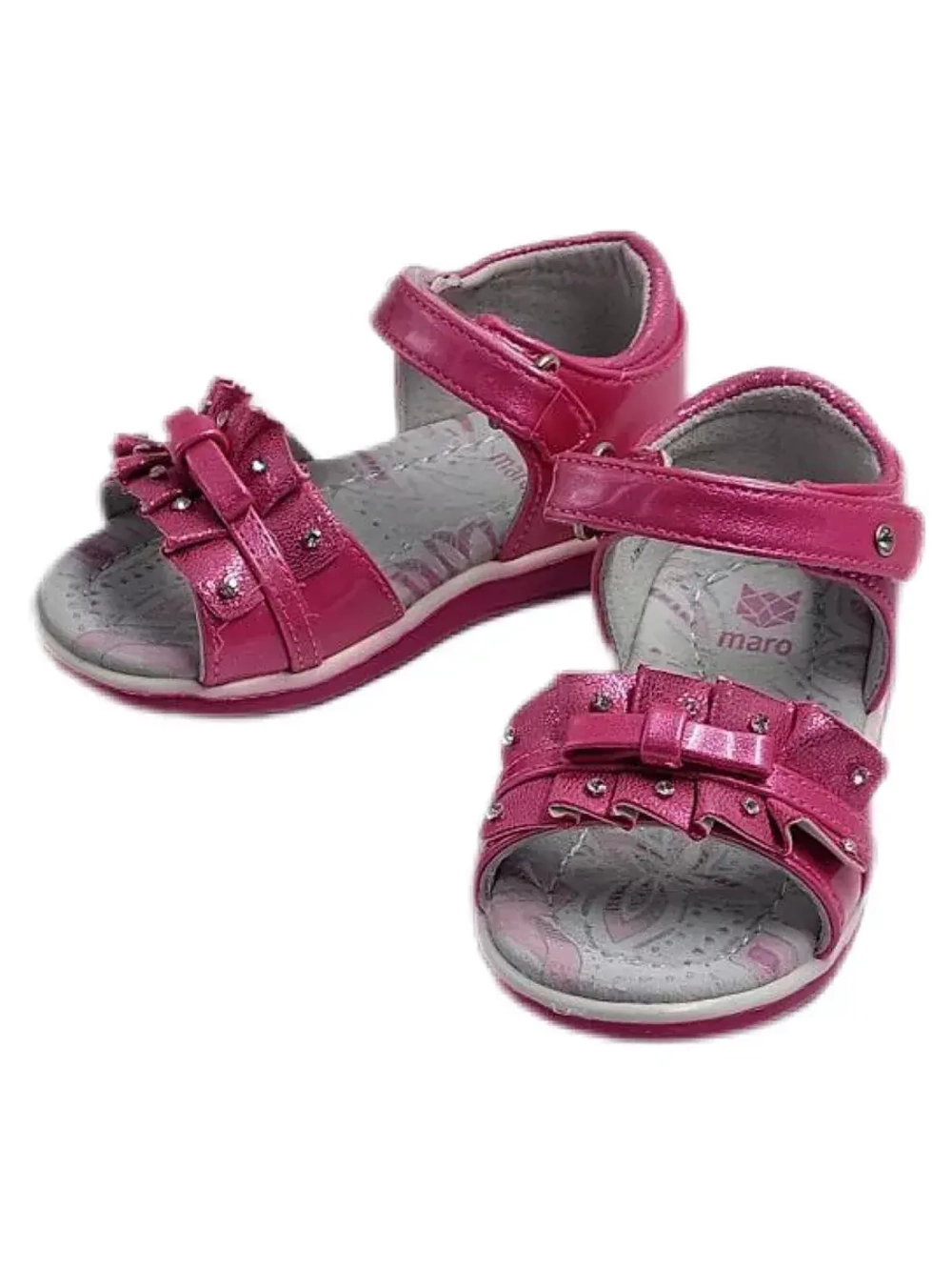 Сандалии для девочки детские на липучке