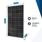 Солнечная панель 250Вт OS-250М One-sun, солнечная батарея для дома, для дачи, 12В, 1шт.