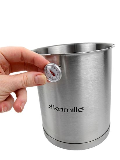Ветчинница 2,5 л. из нержавеющей стали Kamille KM-6513 с термометром