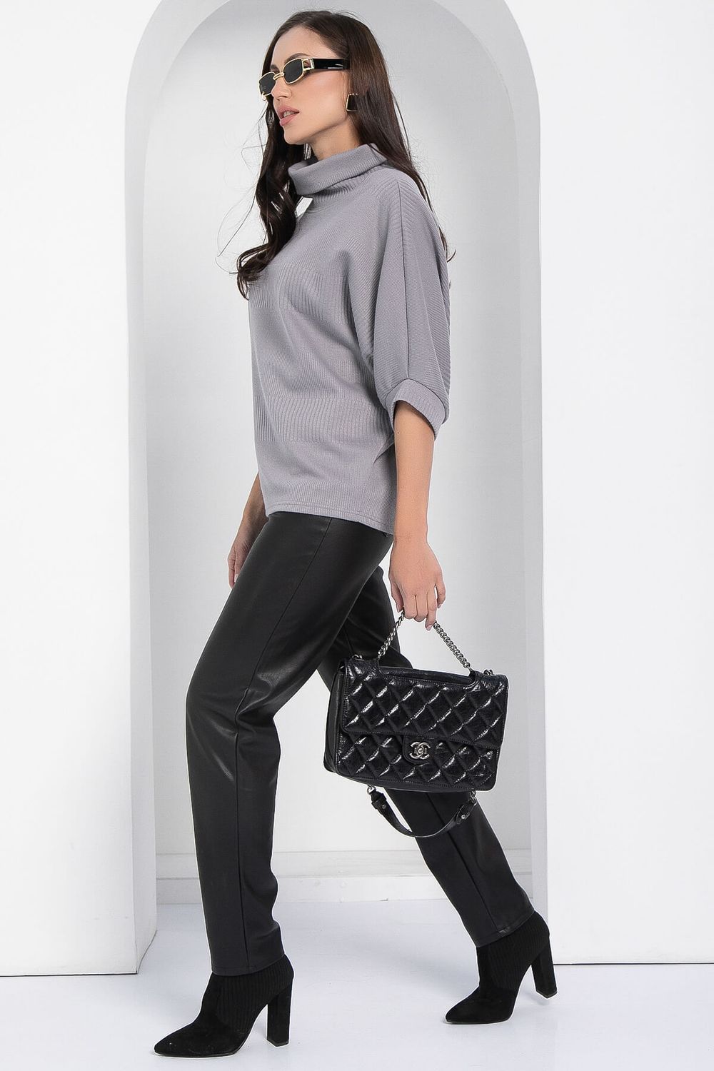 Блуза Барбара (серая) Б12652-12 LT Collection