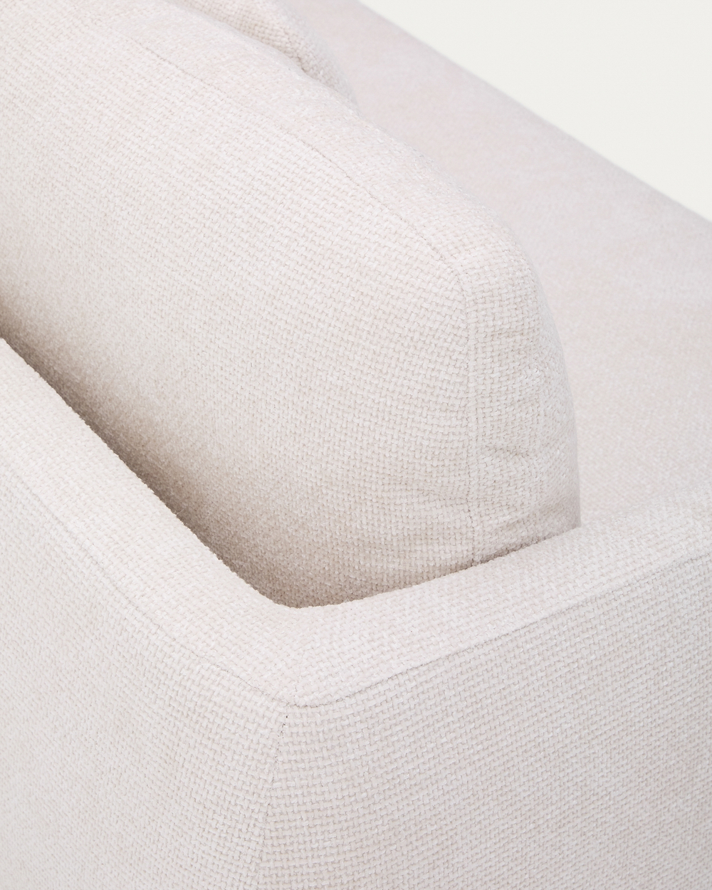 Laira 3-местный диван-кровать из шенилла цвет экрю 225 см