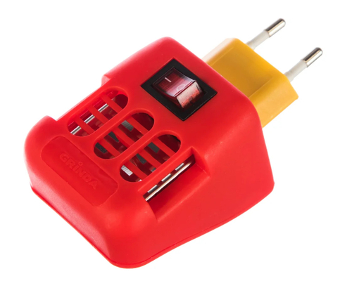 Фумигатор GRINDA для использования с пластинами, поворотная вилка (8шт/уп)