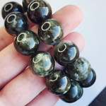 Мусковит, бусина крупный шар, 16.6мм, штучно