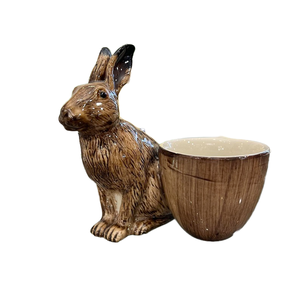 Заяц, подставка по яйцо