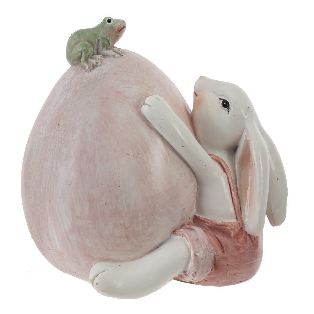 GAEM Фигурка декоративная "Заяц с яйцом", L11 W9 H10,5 см