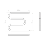 Полотенцесушитель MIXLINE SIMPLE M 50х60 3/4''