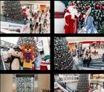 Уличная елка каркасная "Уральская сосна" (бело-зеленая леска) 13 м