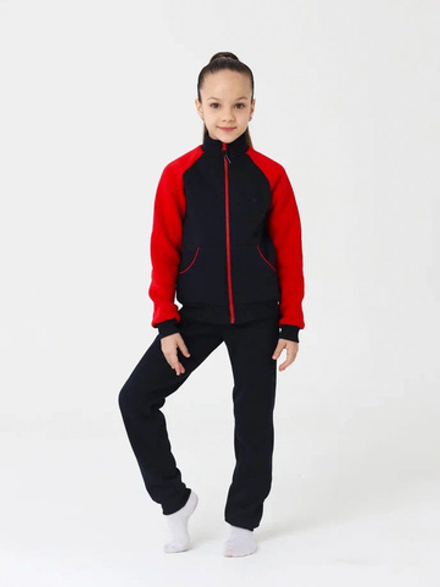 Спортивный костюм Классика с красным рукавом (именной)