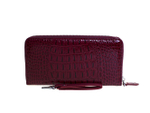 Кошелёк-клатч бордовый женский Coscet нат.кожа CS21-26D