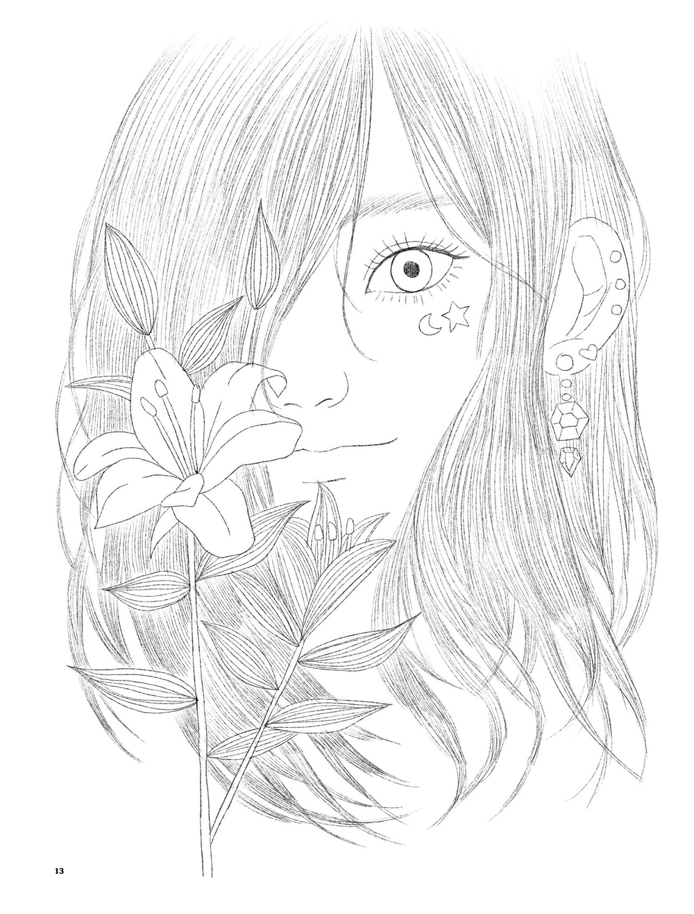 Pretty Girl 2. Coloring Book