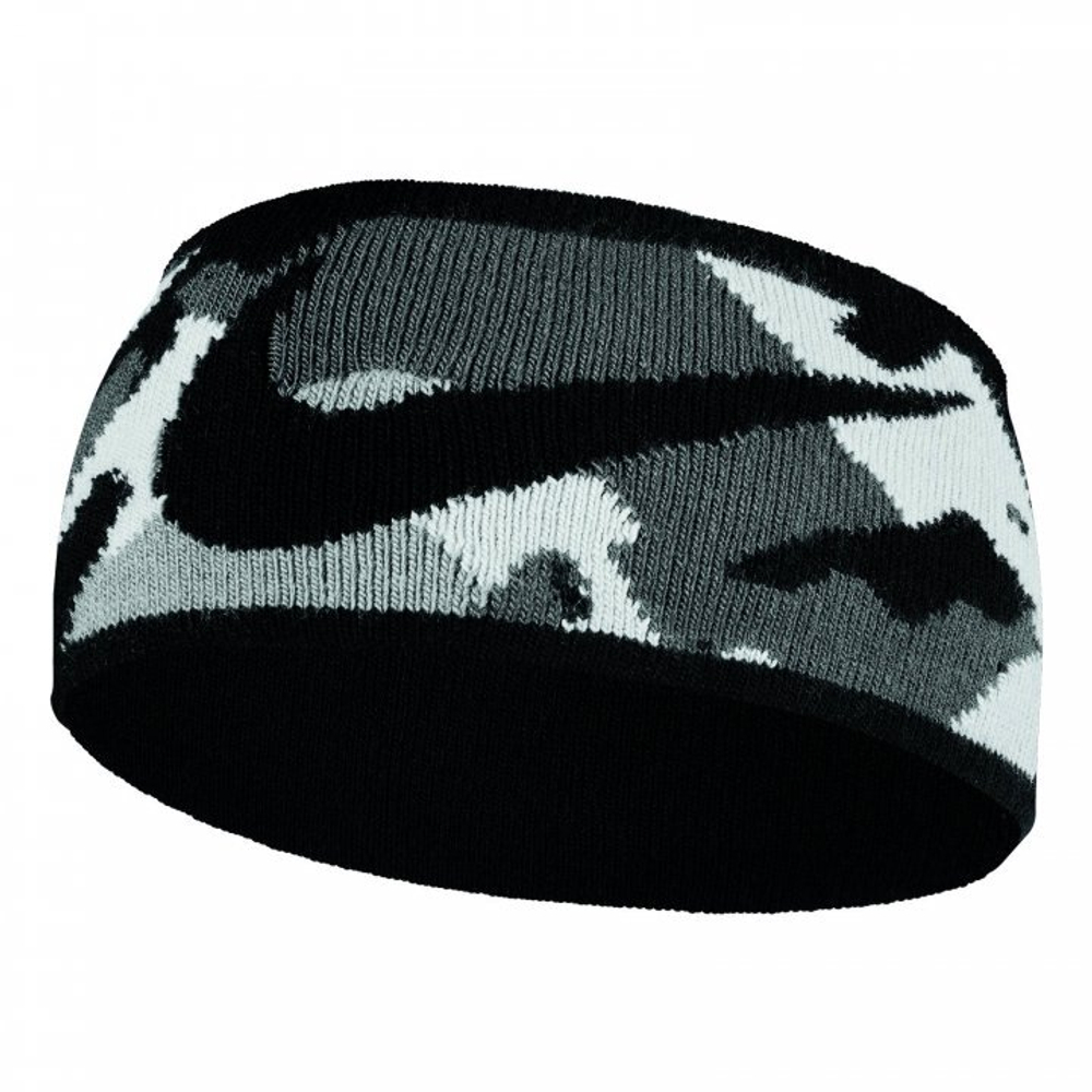 Резинка на голову Nike Seamless Knit Headband Reversible - черный