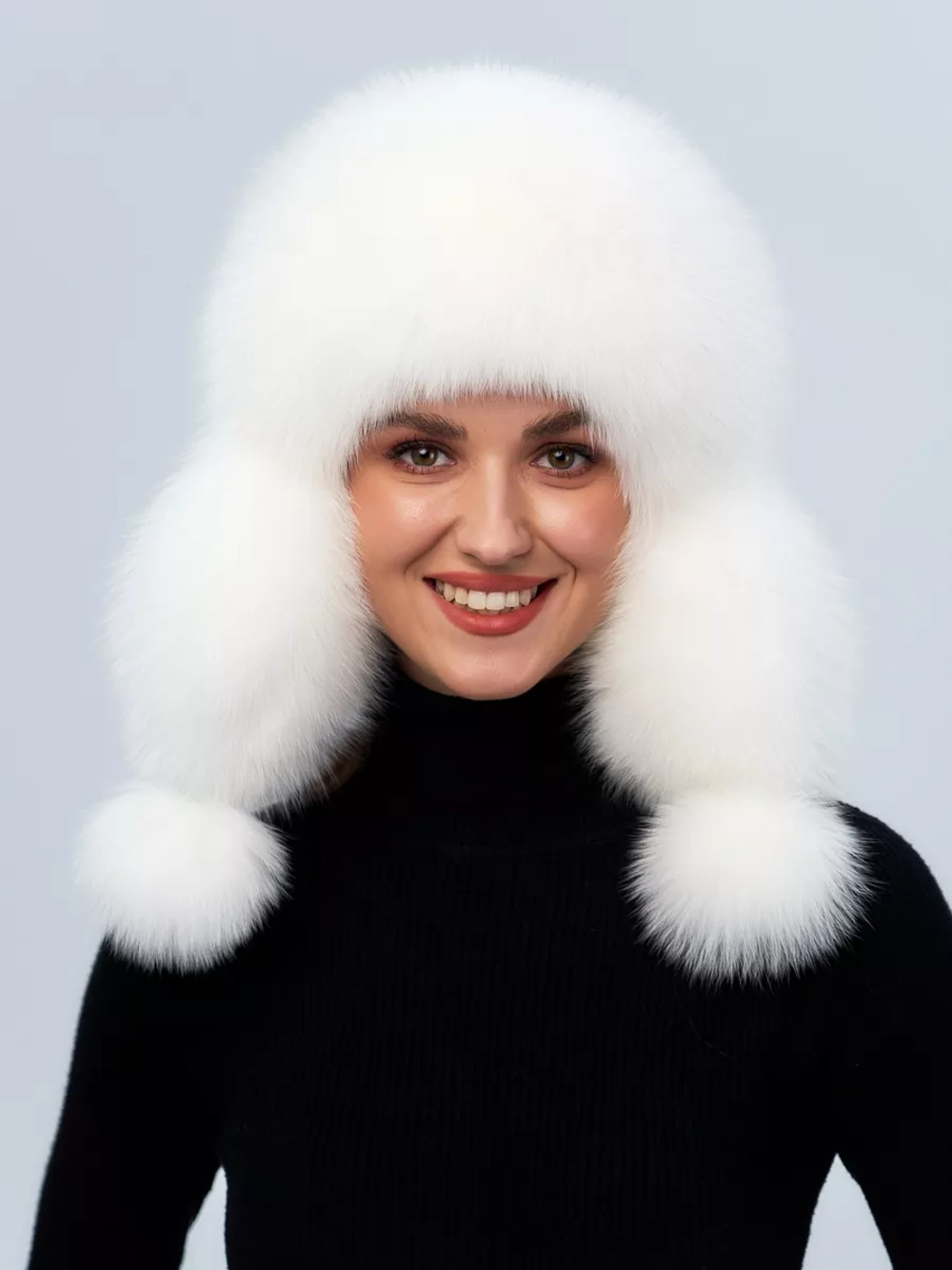 Шапка ушанка зимняя меховая