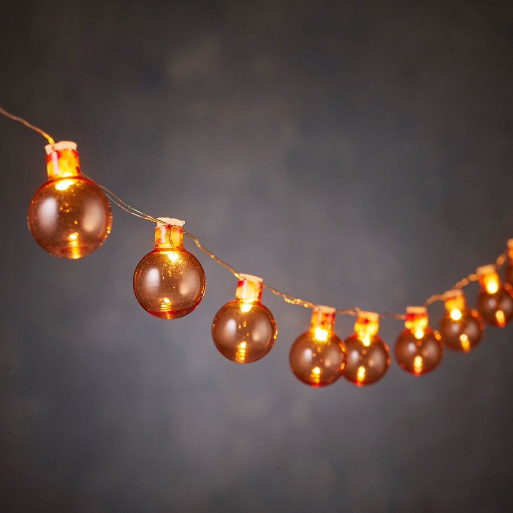 Гирлянда шарики оранжевые 20 LED Luca Lighting