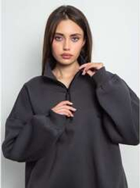 Свитшот на молнии Everest графит