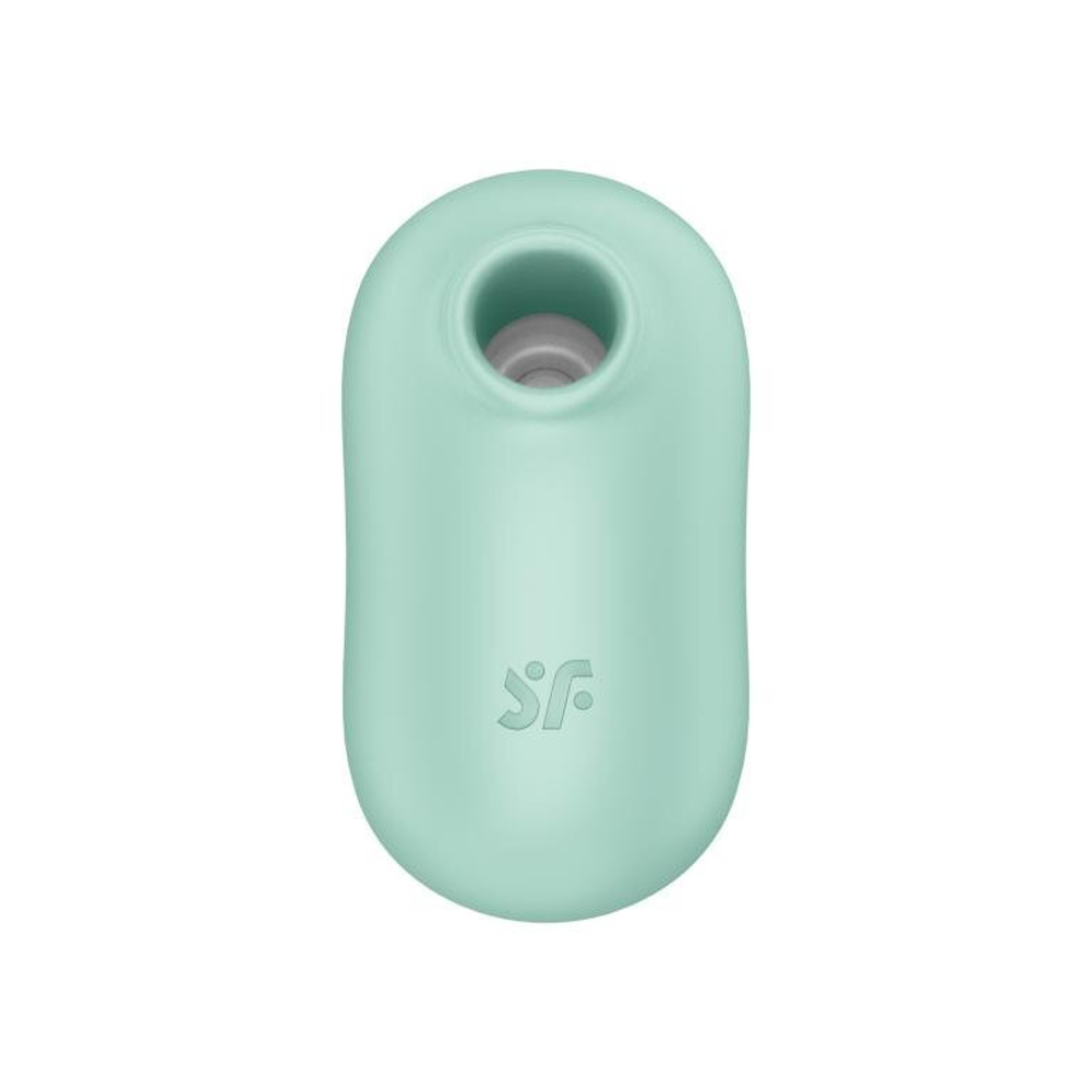 Вакуумно-клиторальный стимулятор с вибрацией Satisfyer Pro To Go 2, мятный