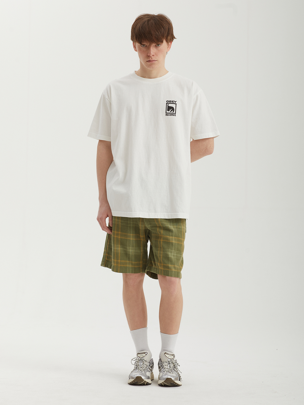 Мужская Футболка Obey Records Icon