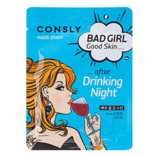 Маска тканевая после вечеринки Consly  - Bad girl good skin, 23мл