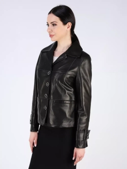 Кожаная куртка демисезонная пиджак