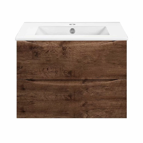 Тумба с раковиной Vincea Mia Slim 700 R.Wood