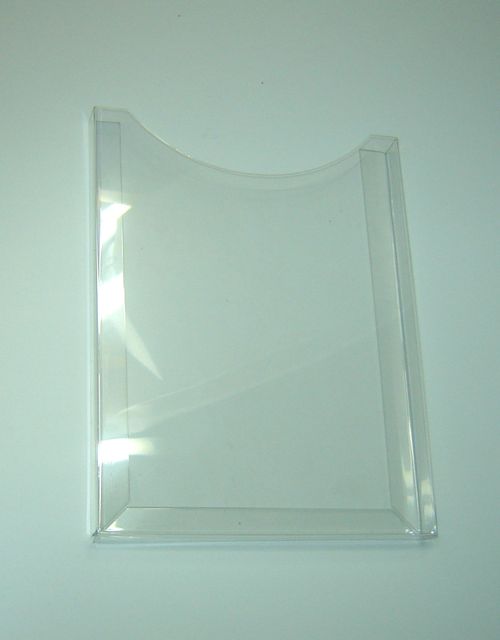 Карман буклетница А5 верт, 15мм на скотч, 0,7 ПЭТ