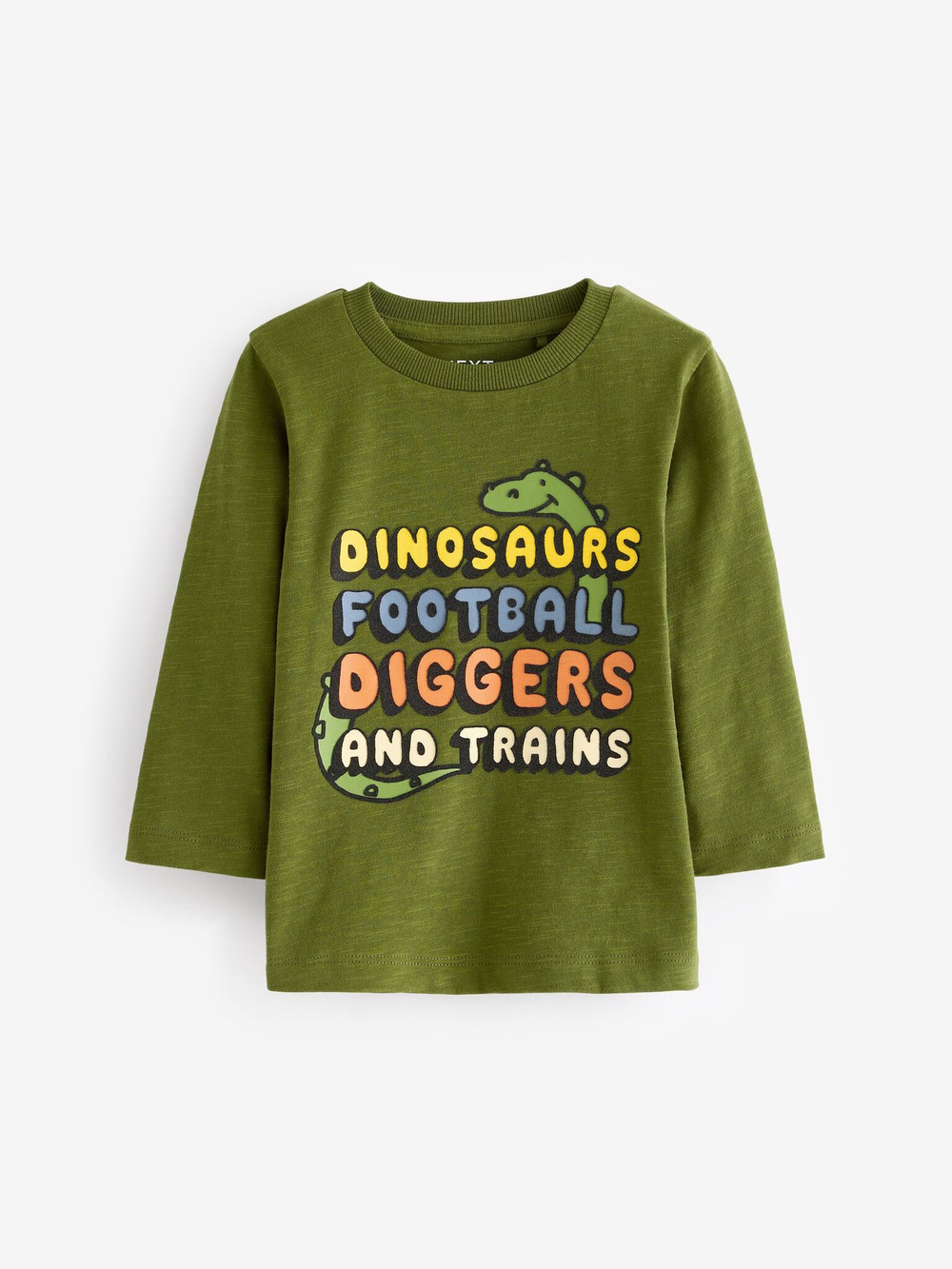 Лонгслив для мальчика Next B98-238, Зеленый