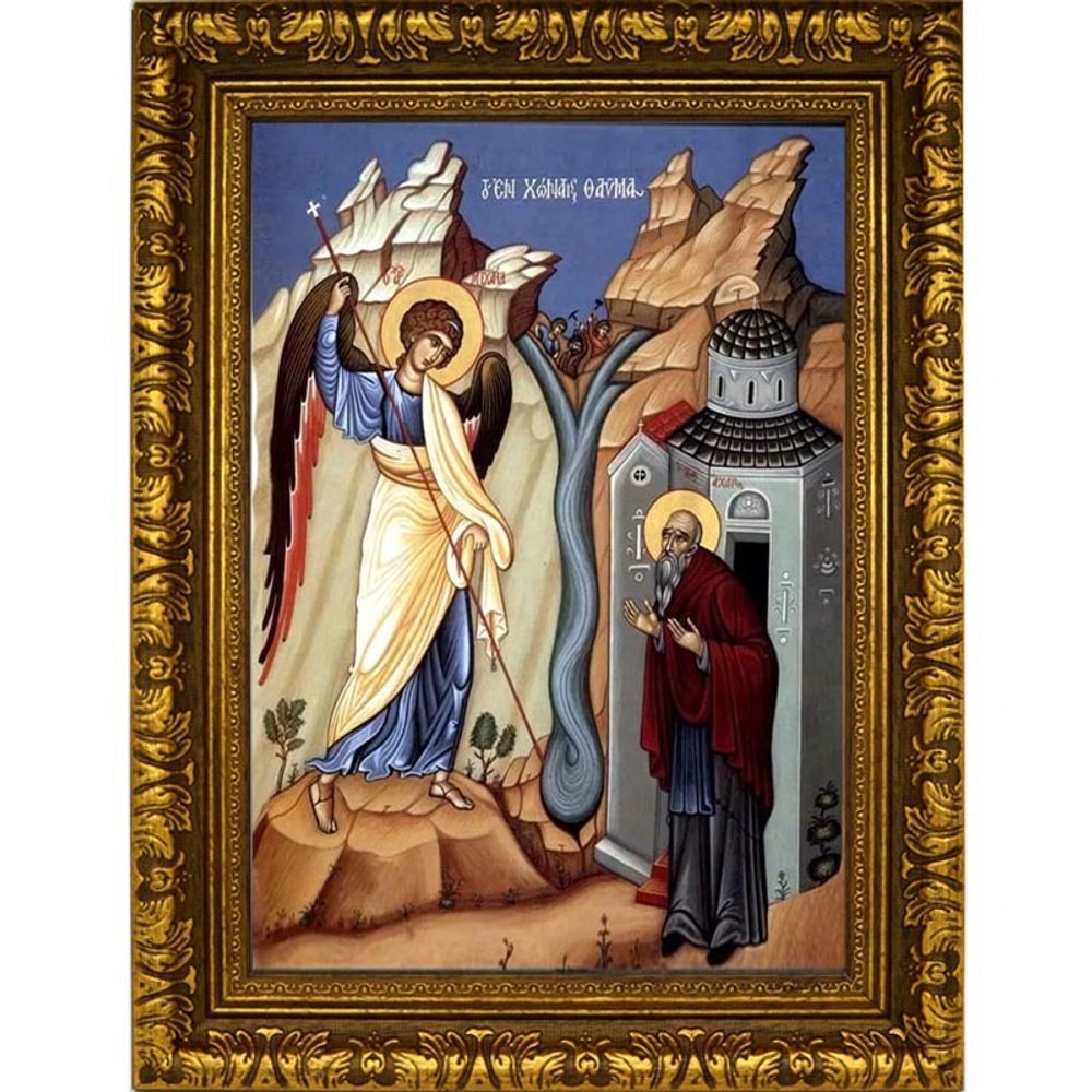 Чудо Архистратига Михаила в Хонех. Икона на холсте