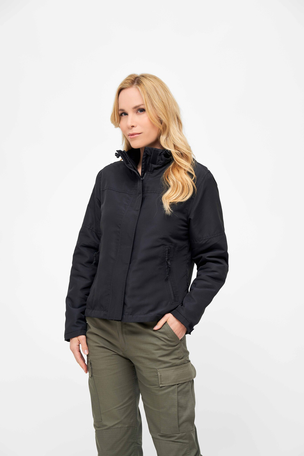 Brandit WOMEN FRONTZIP WINDBREAKER black