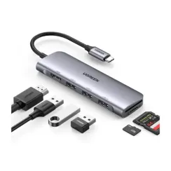Ugreen CM195 (70410) USB Hub Space Grey