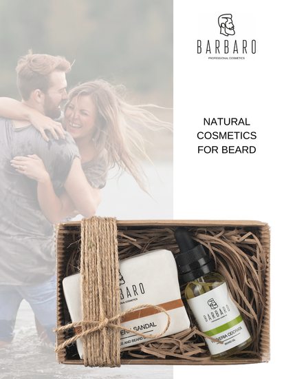 Набор Масло для бороды Barbaro, 30 мл. и Мыло для лица и бороды Barbaro "Eastern sandal", 90 гр.