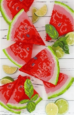 "Сочный арбуз"-4202 ткань с нанесенным рисунком