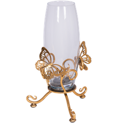 Ваза Бабочка Эир Бронза