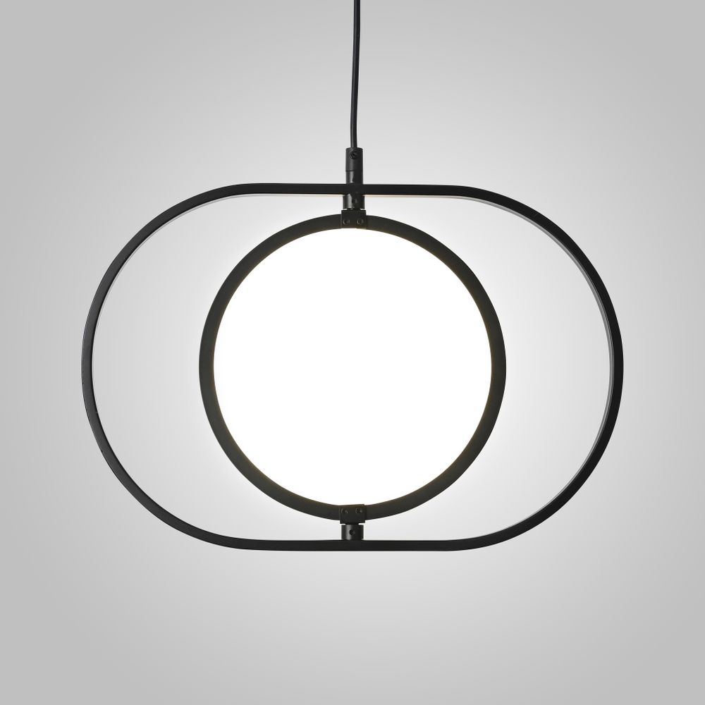 Подвесной светильник ARVET горизонтальный Черный