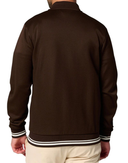 Мужская теннисная кофта Roland Garros Heritage Taylor Teddy - шоколадная