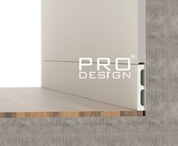 Вставка в плинтус Pro Design дюрополимер, 2700x80 мм