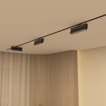 DK6636-BK Поворотный однофазный трековый светильник EDDER со светодиодом L271mm 220V 20W 30° 3000K IP20 черный алюминий