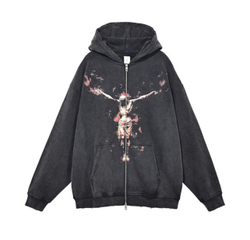 Худи Off Street print zip