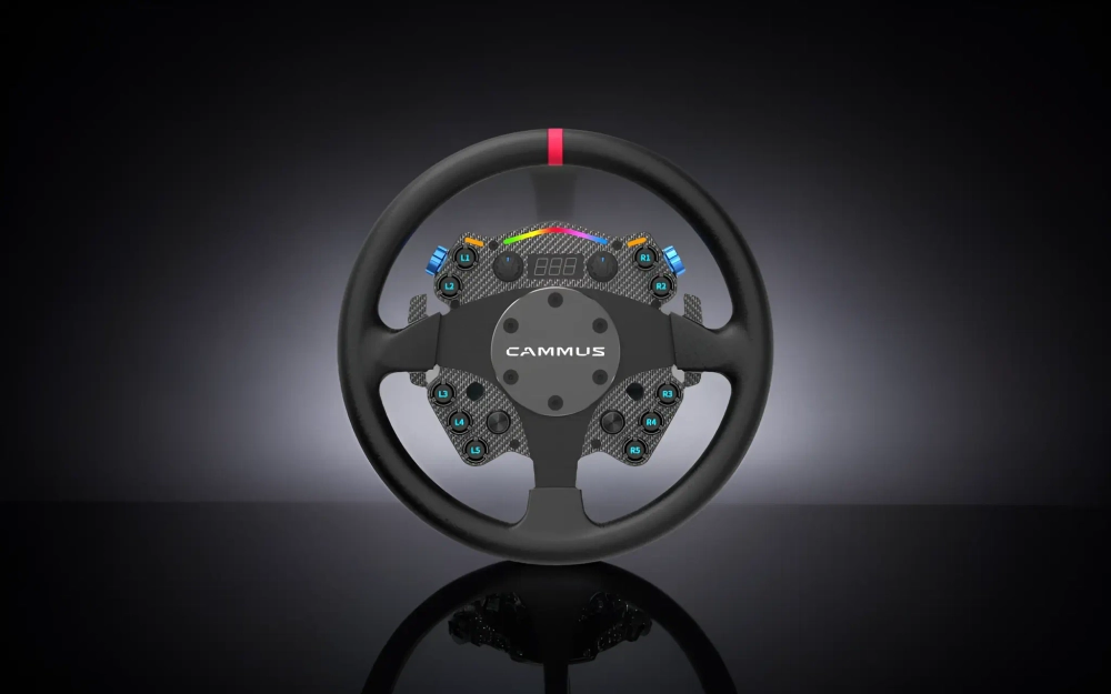 Рулевая база c рулём для автосимулятора Cammus DDWB15