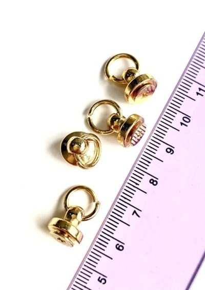 8002-з Держатель для телефона, 15*10мм, позолота