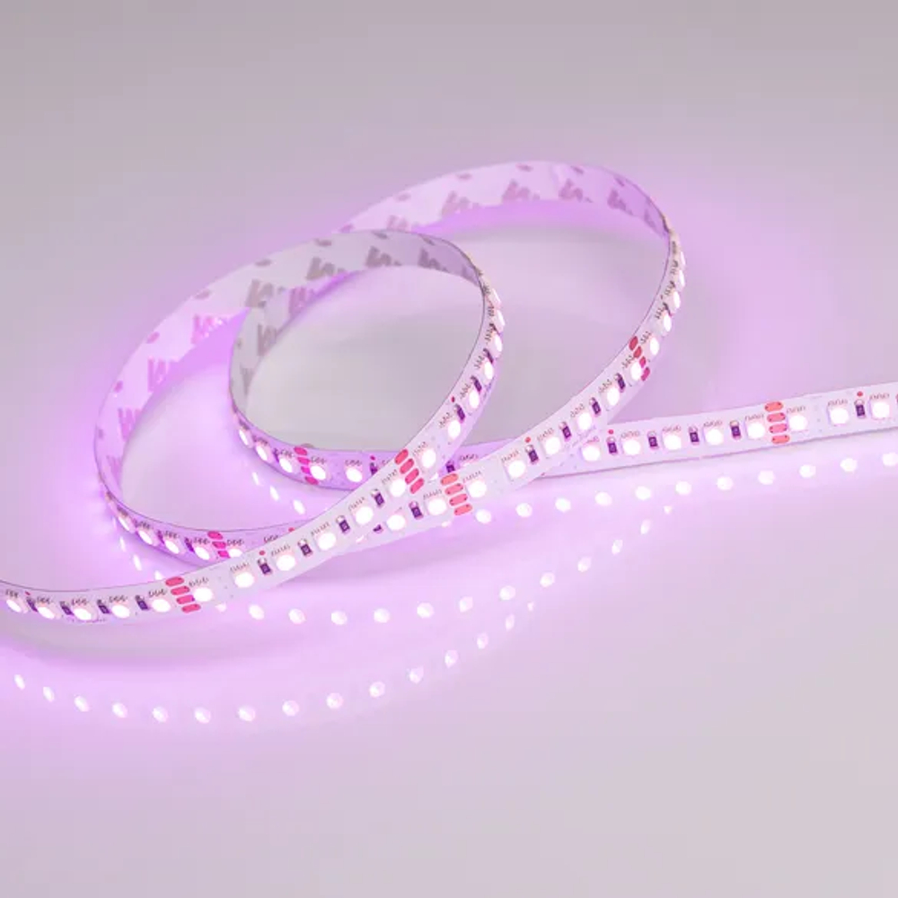 Светодиодная лента RT 2-5000 24V RGB 10mm (4040, 120 LED/m, LUX) (Arlight, 13.2 Вт/м, IP20) 026834