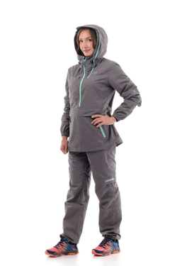 Костюм противоэнцефалитный «Элит Барьер» женский (цвет. св.серый / мята)