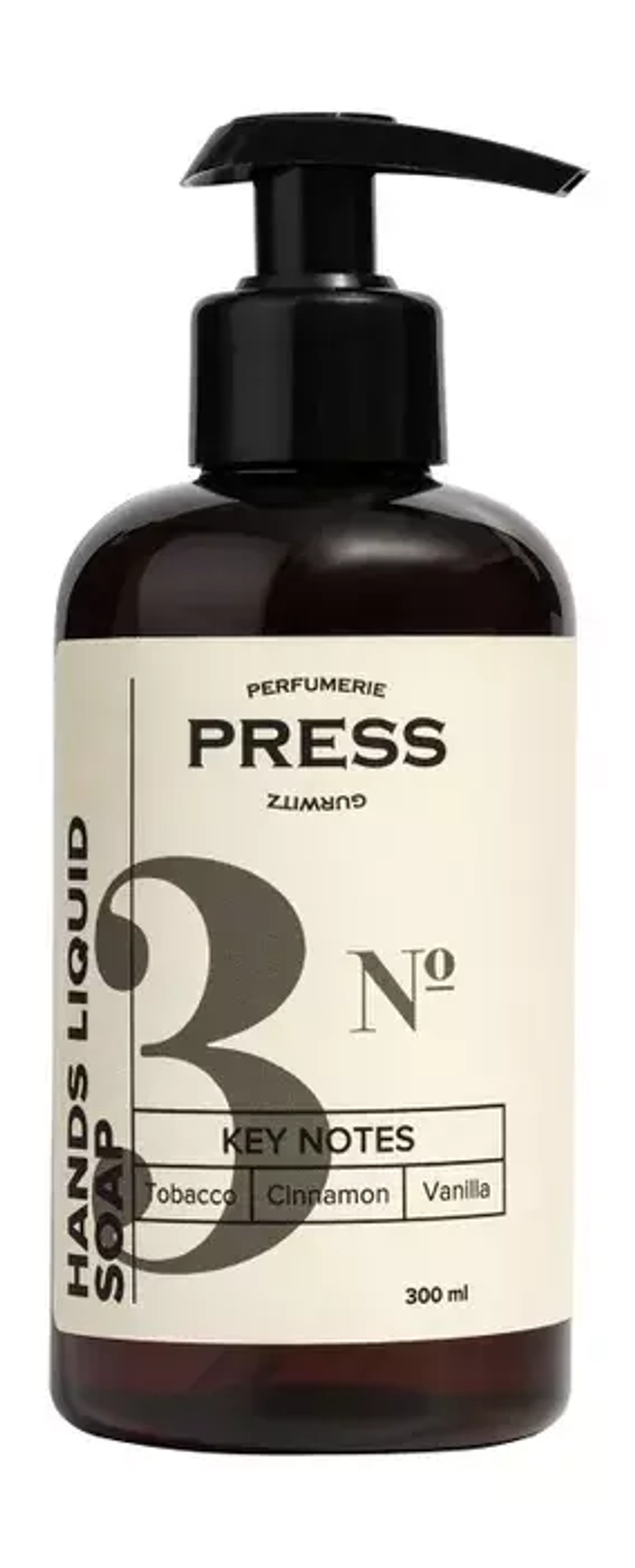 Жидкое мыло для рук №3  300 мл PRESS PGPR3003