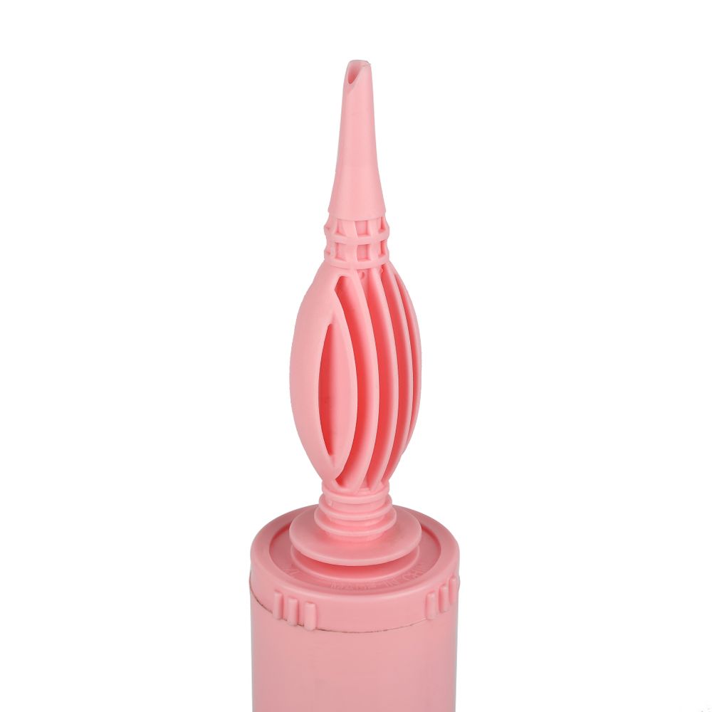 Насос ручной, с защитой от падения, двухходовой, 27 см, Розовый, 1 шт.