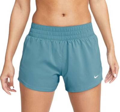 Женские Шорты теннисные Nike Dri-Fit One 3in Short - noise aqua/reflective silver