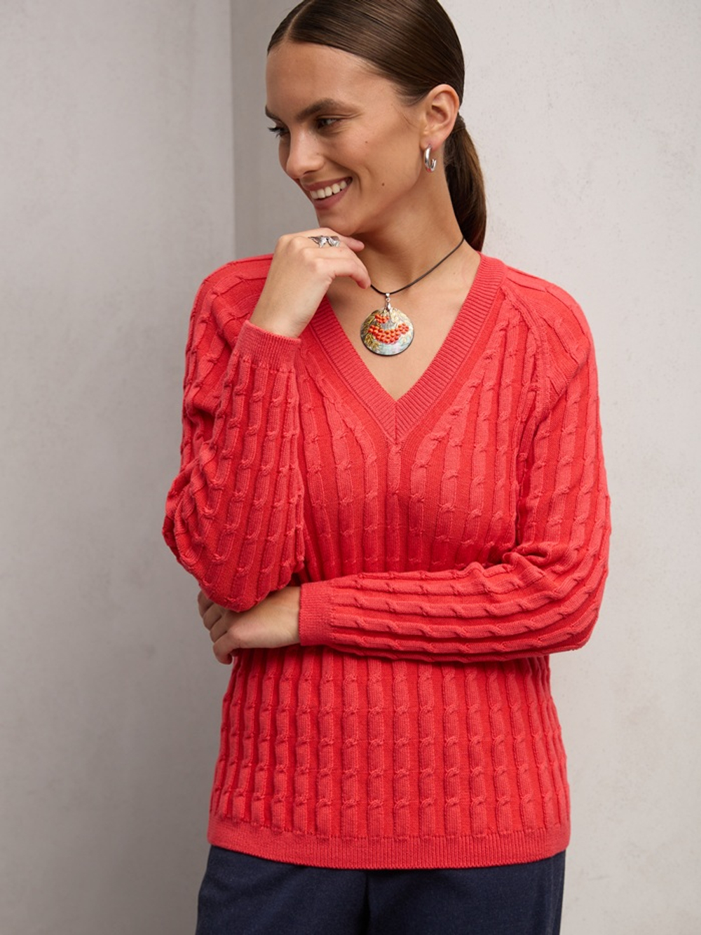 Джемпер 2636 рябина TINONA