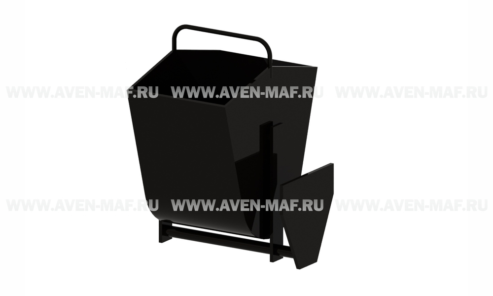 Металлическая урна для мусора