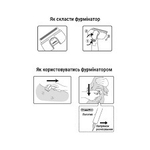 Анатомический триммер 2 в 1 универсальный для кошек и собак. Размер S