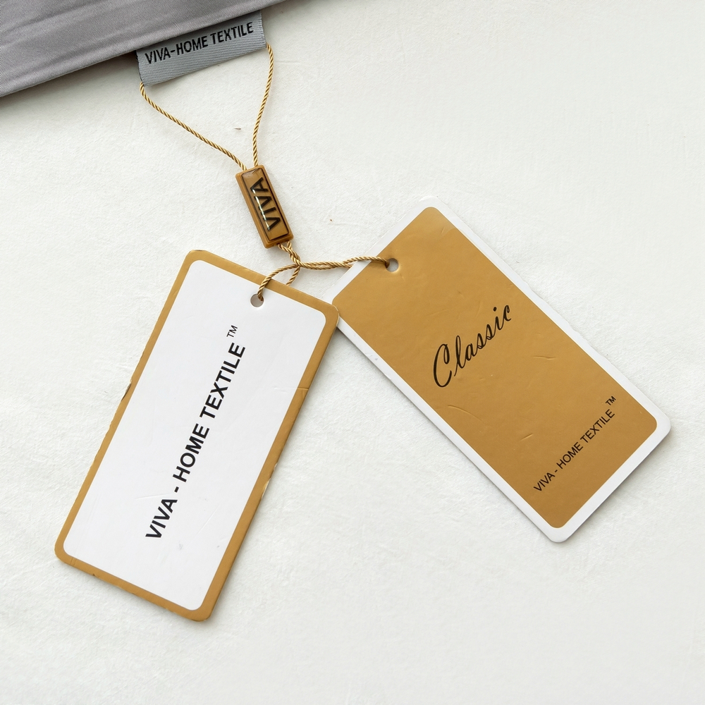 Комплект постельного белья Однотонный Сатин Премиум широкий кант на резинке OCPKR028